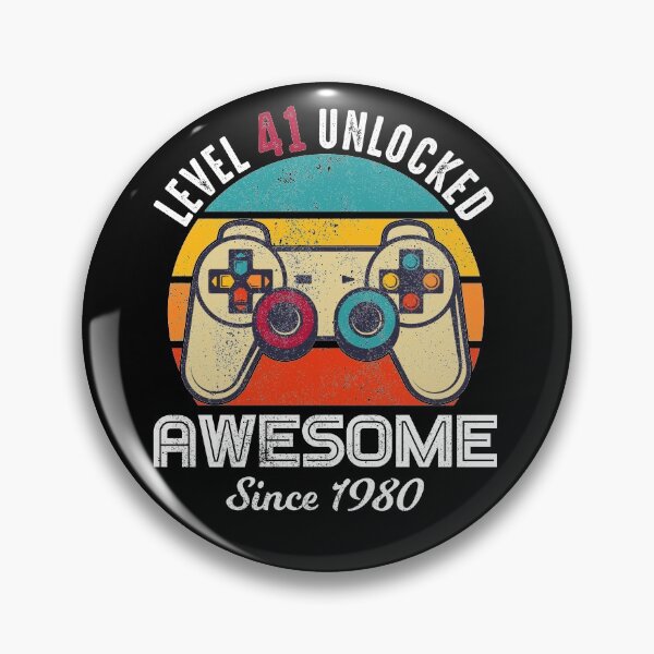 Item preview, Level 41 Unlocked Birthday Awesome Since 1980 designed and sold by RandomStuffShop.