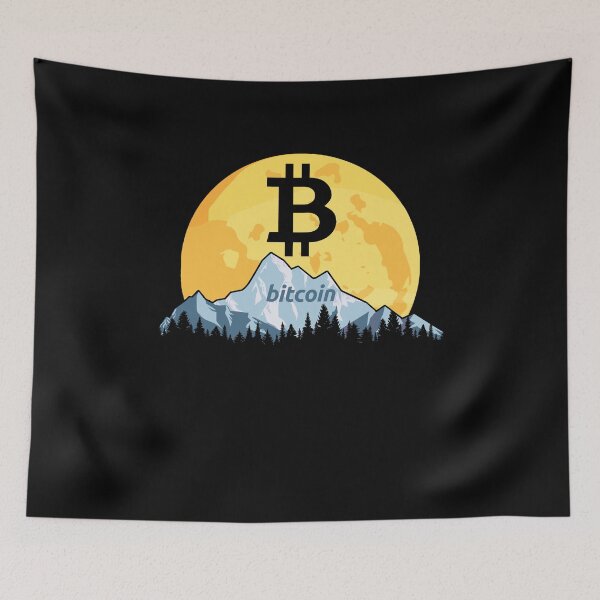 Item preview, Bitcoin to the Moon designed and sold by Bitcoin-Fashion.