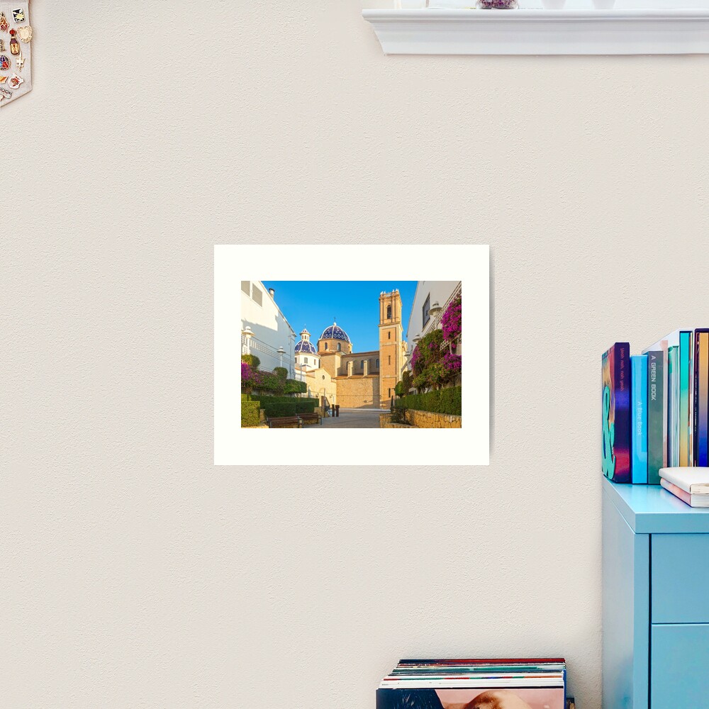 Church of La Mare de Déu del Consol ("Our Lady of Solace") in Altea Art Print