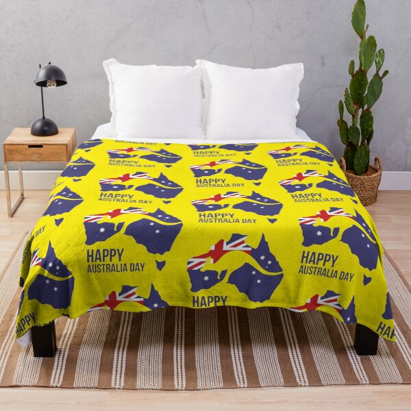 Item preview, HAPPY AUSTRALIA DAY - T SHIRT designed and sold by JMPrint.