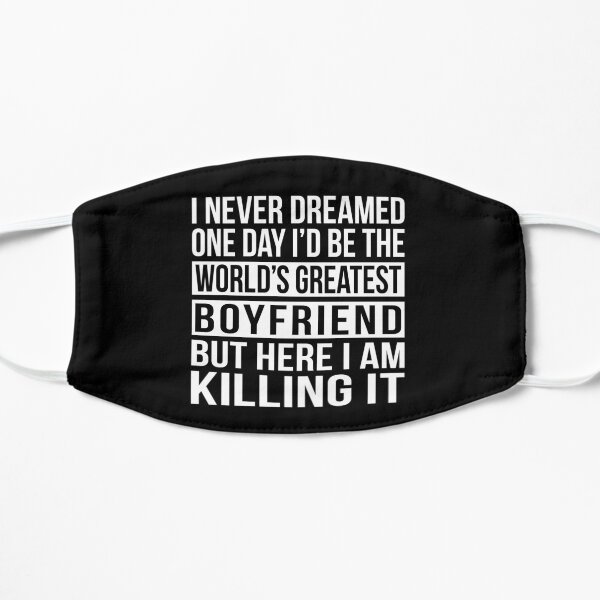World's Greatest Boyfriend Flat Mask