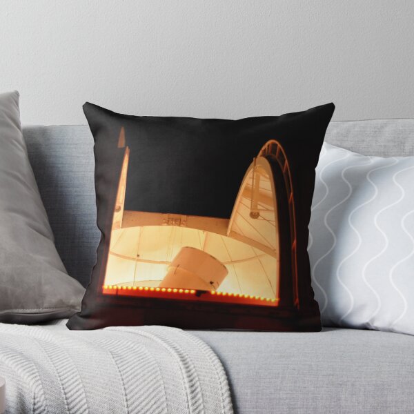 MBO Dome with 18" Telescope at Night Throw Pillow