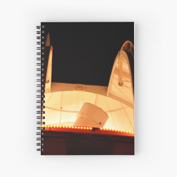 MBO Dome with 18" Telescope at Night Spiral Notebook