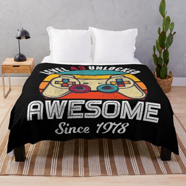Item preview, Level 43 Unlocked Birthday Awesome Since 1978 designed and sold by RandomStuffShop.