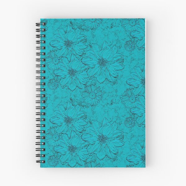 Item preview, Embossed Flowers Blue designed and sold by PoppyPod.