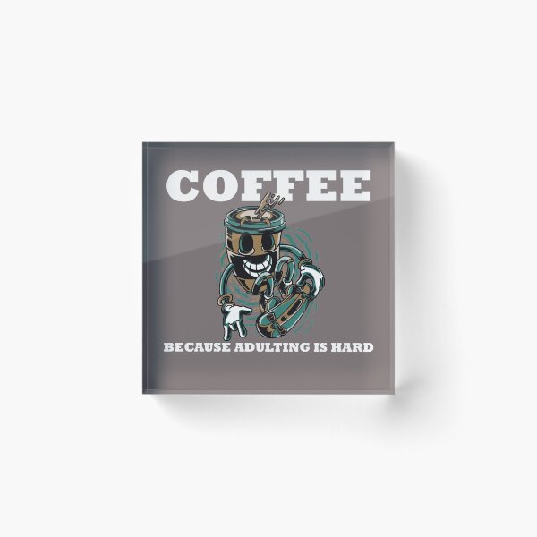 Item preview, Coffee because adulting is hard designed and sold by Arinom.