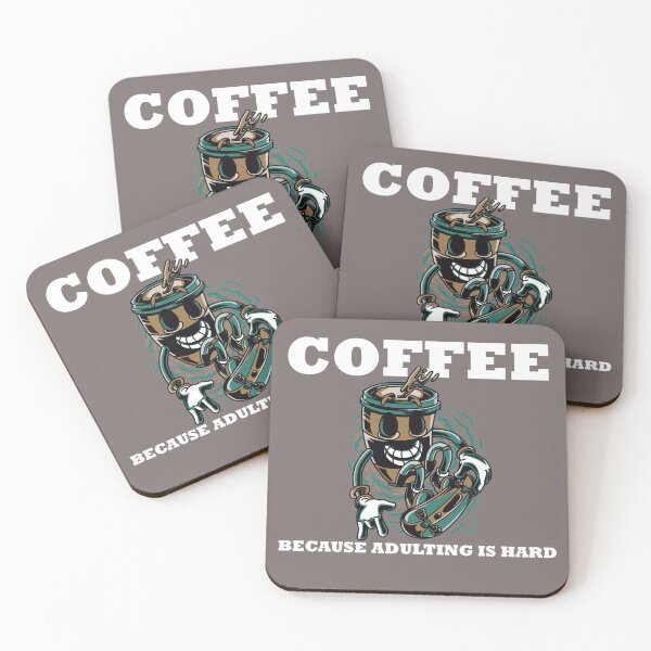 Item preview, Coffee because adulting is hard designed and sold by Arinom.
