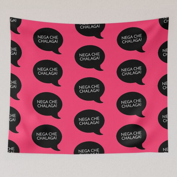 Item preview, NEGA CHE CHALAGA - BLACK designed and sold by Kpop Seoul Shop.
