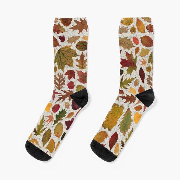 AutumnLeafSpeckle Socks