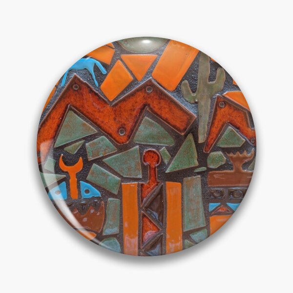 Item preview, Things to Come- colorful, unique southwest petroglyph design designed and sold by Knndydesertart.