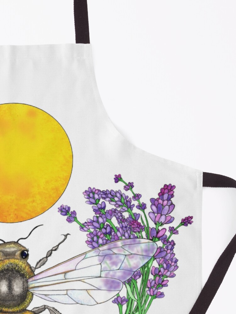 Alternate view of Full Moon Honey Bee Apron