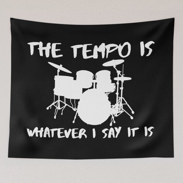 Item preview, The tempo is whatever I say It is - White designed and sold by KarolinaPaz.