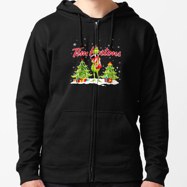santa zip up hoodie
