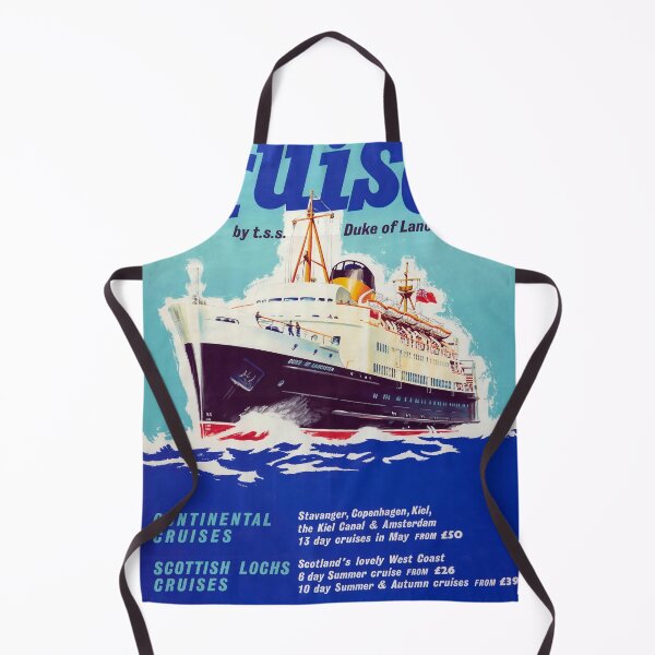Item preview, retro classic 1963 Holiday Cruises poster designed and sold by CorasPosters.