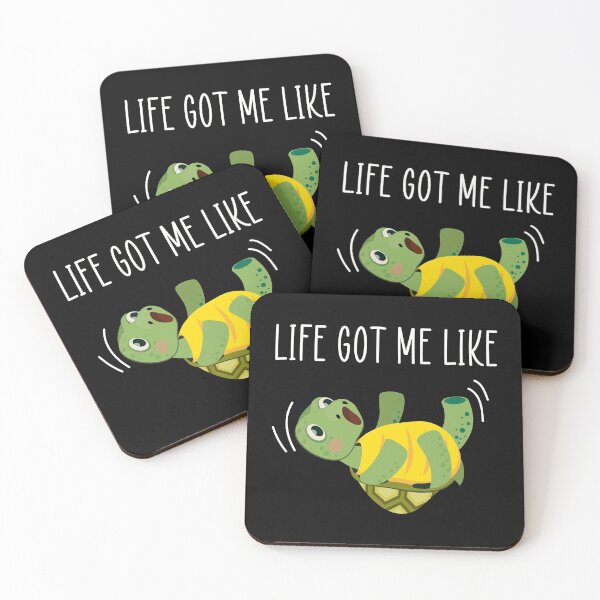 Item preview, life got me like - Funny turtle - Tortoise designed and sold by nananinanana.