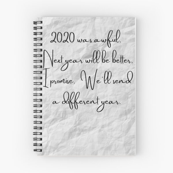 Item preview, 2020 was awful. Next year will be better, I promise.  We'll send a different year - JaJa - Cursive Mountain - Original by Boo-da-chay designed and sold by Boo-da-chay.