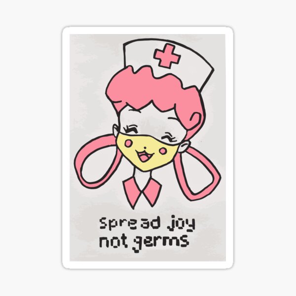 Item preview, Spread Joy Not Germs designed and sold by S--N--D.