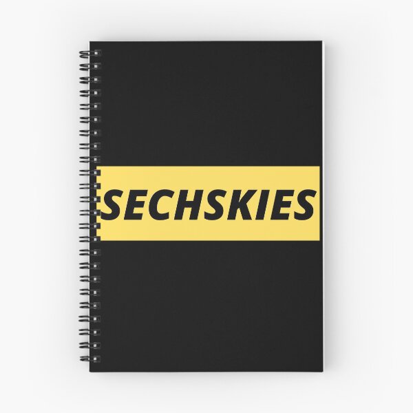 Artikelvorschau, SECHSKIES schwarz auf gelb entworfen und verkauft von PaperMoonKPOP.
