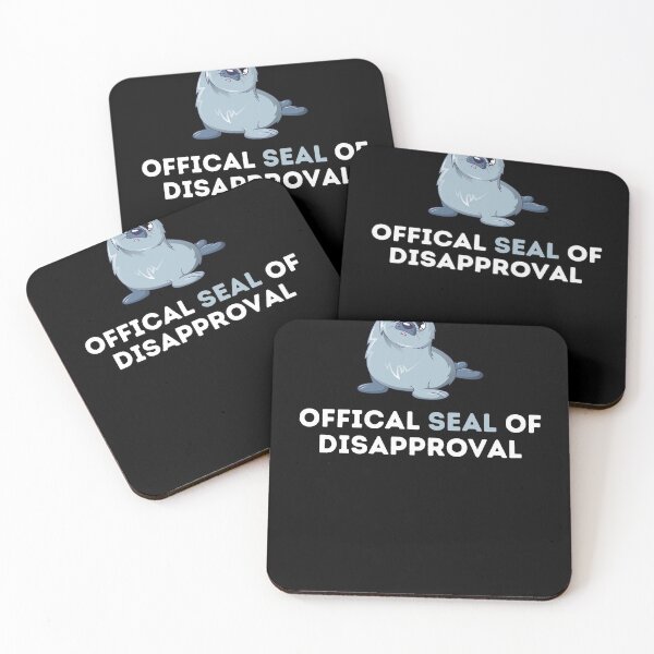 Item preview, Seal of Disapproval Pun Gift designed and sold by Emerg-Apparel.