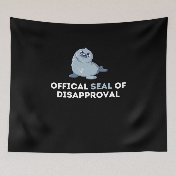 Item preview, Seal of Disapproval Pun Gift designed and sold by Emerg-Apparel.
