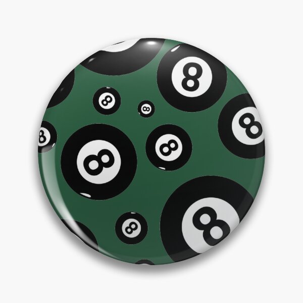 Artikelvorschau, Billard Schwarz 8 Ball 8-Ball Pocket Pool Snooker Grün entworfen und verkauft von Draculaura2009.
