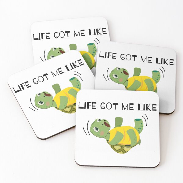 Item preview, life got me like - Funny turtle - Tortoise designed and sold by nananinanana.