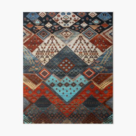 Traditional Hippie Boho African Moroccan Style Art Board Print