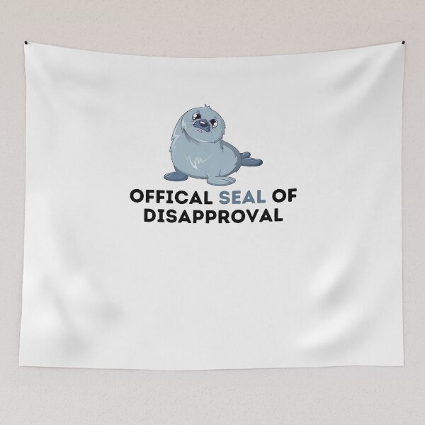 Item preview, Seal of Disapproval Pun Gift designed and sold by Emerg-Apparel.