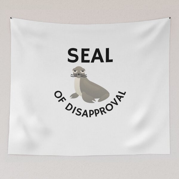 Item preview, Seal of Disapproval Pun Gift designed and sold by Emerg-Apparel.