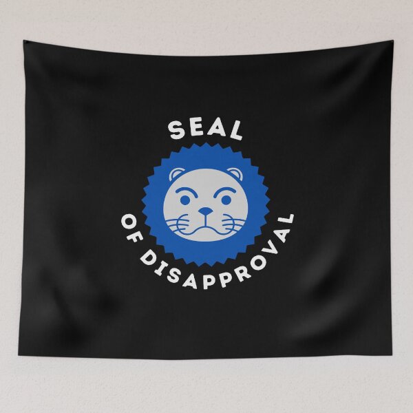 Item preview, Seal of Disapproval Pun Gift designed and sold by Emerg-Apparel.