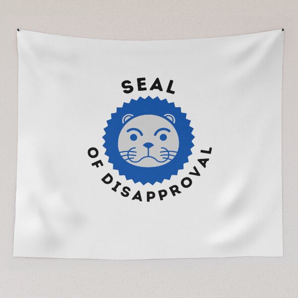 Item preview, Seal of Disapproval Pun Gift designed and sold by Emerg-Apparel.