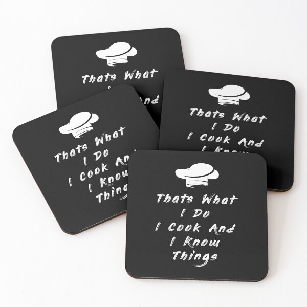 Item preview, Thats What I Do I Cook And I Know Things designed and sold by MJLdesigns.