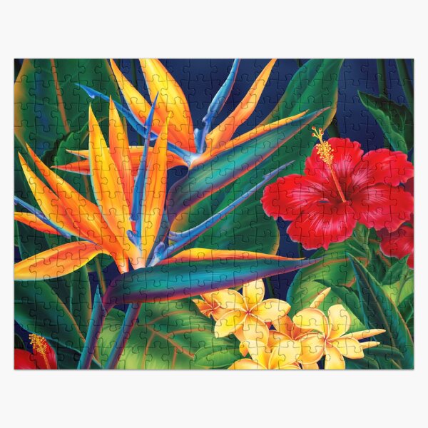 Artikel-Vorschau von Tropische Paradies-Hawaii-Paradiesvogel-Illustration, designt und verkauft von DriveIndustries.