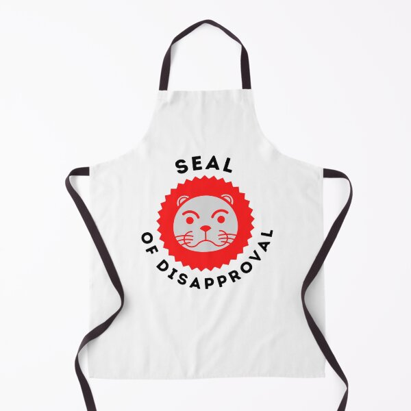 Aperçu de l'œuvre Sceau de désapprobation cadeau de jeu de mots créée et vendue par Emerg-Apparel.