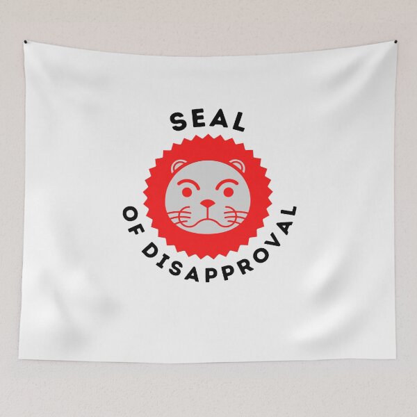 Item preview, Seal of Disapproval Pun Gift designed and sold by Emerg-Apparel.