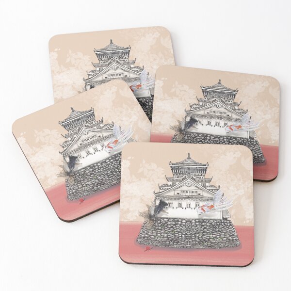 Item preview, Japanese Castle with Goldfishes designed and sold by Audrey Takeshta.