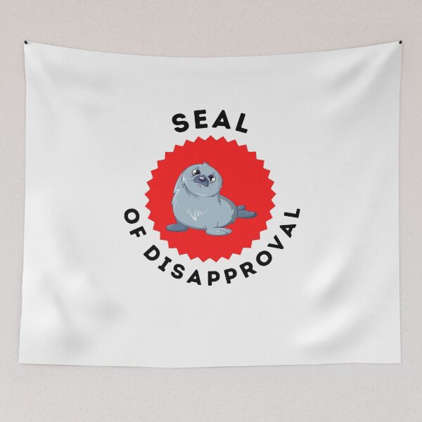 Item preview, Seal of Disapproval Pun Gift designed and sold by Emerg-Apparel.