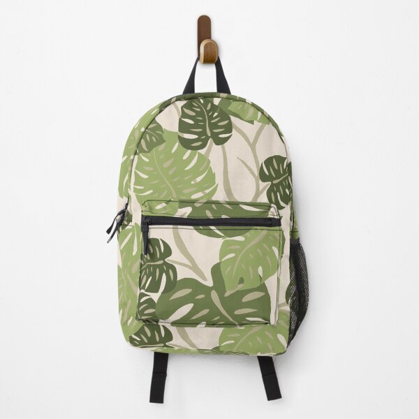 Item preview, Cliff Hanger Monstera Leaf Hawaiian Print - Sage and Olive Green designed and sold by DriveIndustries.