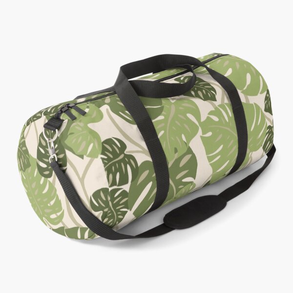 Item preview, Cliff Hanger Monstera Leaf Hawaiian Print - Sage and Olive Green designed and sold by DriveIndustries.