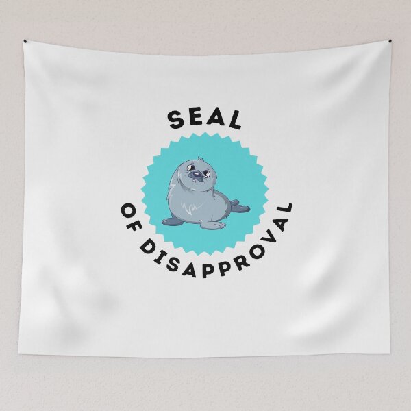 Item preview, Seal of Disapproval Pun Gift designed and sold by Emerg-Apparel.