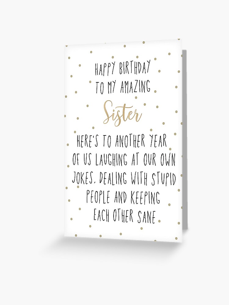 happy birthday card for little sister