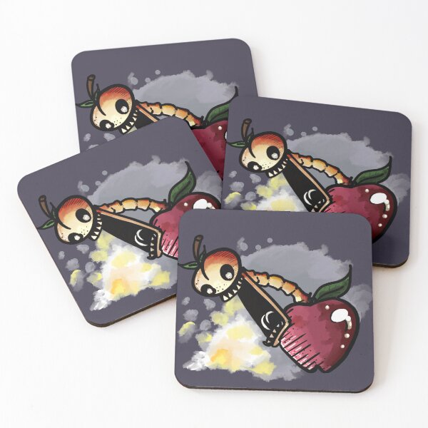 Item preview, The Peach Screaming Skeleton Emerging from Apple (With Water Color Variant) designed and sold by coolnessgod.