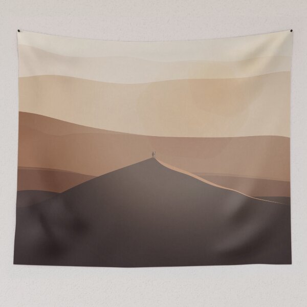 Item preview, Alone in the Sand Dune Horizon designed and sold by HinokoCraft.
