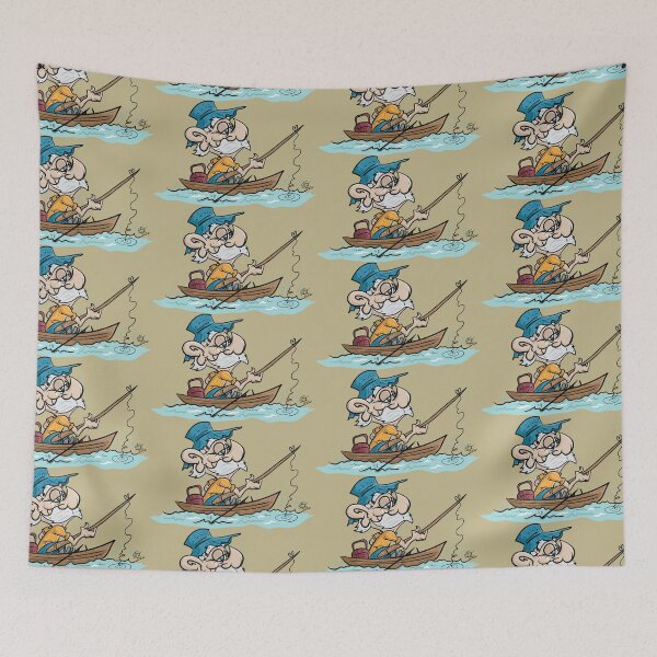 Item preview, Old Man Fishing designed and sold by JohnnyPraize.