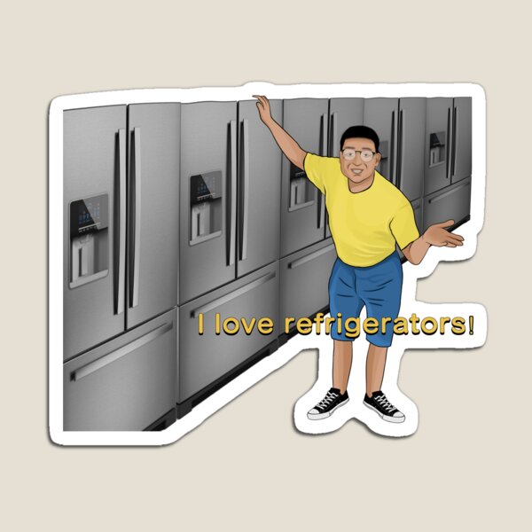 Item preview, I Love Refrigerators! Meme designed and sold by Trend Emporium.