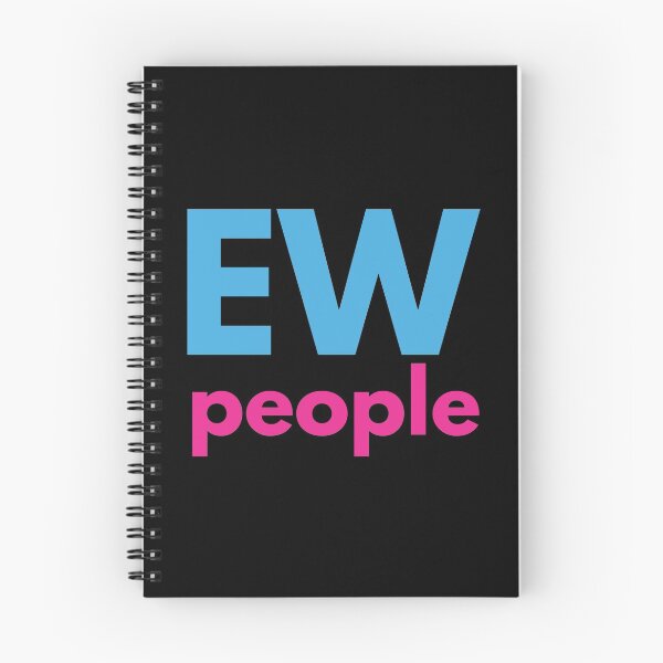 Item preview, Ew people, pink, blue designed and sold by stickmeok.