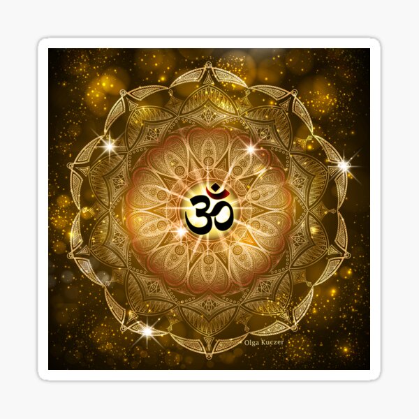 Item preview, Golden Sound of Om designed and sold by art-by-angels.