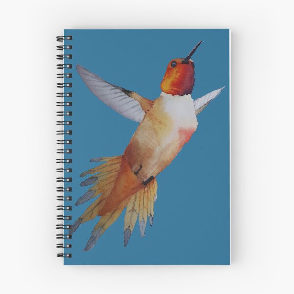 Item preview, Watercolor flying hummingbird ruidoso designed and sold by Meagan Stratton.