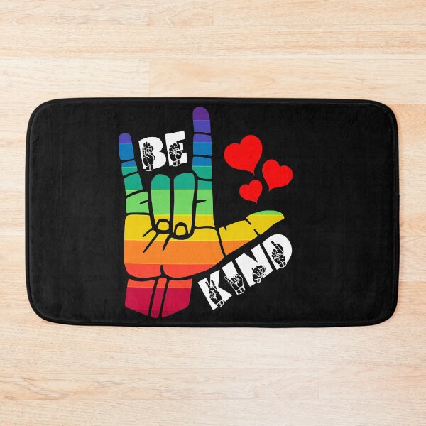 Item preview, Be Kind Hand Sign language Teachers ASL designed and sold by PupnkittyMania ⭐⭐⭐⭐⭐.