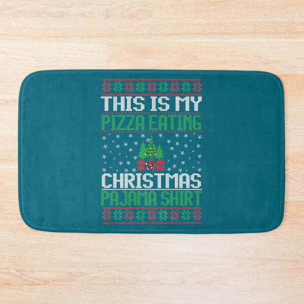 Item preview, Christmas Pizza Eating Pajama Shirt designed and sold by SiddharthaMoon.